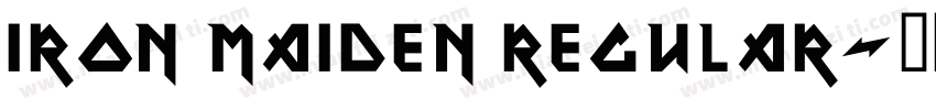 Iron Maiden Regular字体转换